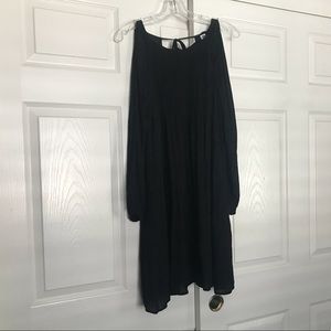 Old Navy  black swing dress
